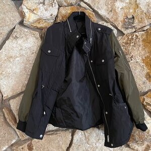 Black and Olive Jacket